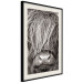 Wall Poster Face to Face with Nature - black and white portrait of an animal with hair 130266 additionalThumb 2