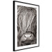 Wall Poster Face to Face with Nature - black and white portrait of an animal with hair 130266 additionalThumb 8