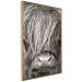 Wall Poster Face to Face with Nature - black and white portrait of an animal with hair 130266 additionalThumb 12