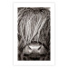 Wall Poster Face to Face with Nature - black and white portrait of an animal with hair 130266 additionalThumb 25
