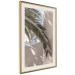 Poster Terrace with a View - natural composition of palm tree against a light wall 134766 additionalThumb 3