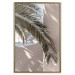 Poster Terrace with a View - natural composition of palm tree against a light wall 134766 additionalThumb 21