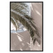 Poster Terrace with a View - natural composition of palm tree against a light wall 134766 additionalThumb 18