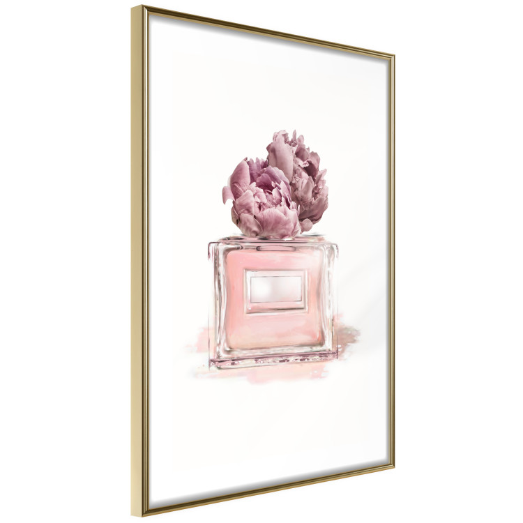 Wall Poster Parisian Dream - pink perfume bottle and cap made of flowers 135766 additionalImage 8