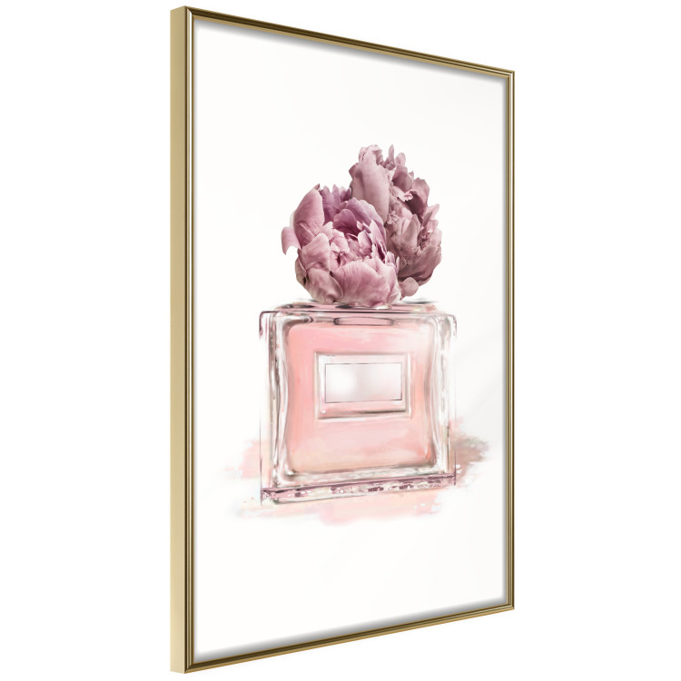 Wall Poster Parisian Dream - pink perfume bottle and cap made of flowers 135766 additionalImage 6