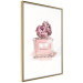 Wall Poster Parisian Dream - pink perfume bottle and cap made of flowers 135766 additionalThumb 8