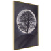 Wall Poster Lonely Tree - nighttime landscape of a tree against the bright moonlight 138066 additionalThumb 8