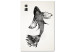 Canvas Print Fish of Happiness (1-piece) Vertical - animal painted on a light background 142466