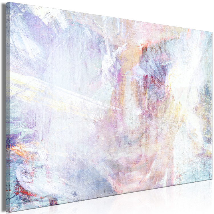 Canvas Print Misty Figure (1-piece) Wide - abstraction in light colors 143466 additionalImage 2