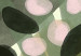 Canvas Abstract Meadow - Stains Painted With Watercolor in Shades of Green 150066 additionalThumb 5