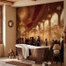 Photo Wallpaper Dancing Guests - A Golden-Lit Medieval Ballroom 150666 additionalThumb 8