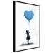 Poster Blue Heart - Banksy-Inspired Balloon Mural 151766 additionalThumb 4