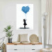 Poster Blue Heart - Banksy-Inspired Balloon Mural 151766 additionalThumb 8
