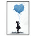 Poster Blue Heart - Banksy-Inspired Balloon Mural 151766 additionalThumb 15
