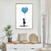 Poster Blue Heart - Banksy-Inspired Balloon Mural 151766 additionalThumb 13