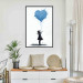 Poster Blue Heart - Banksy-Inspired Balloon Mural 151766 additionalThumb 6