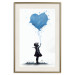 Poster Blue Heart - Banksy-Inspired Balloon Mural 151766 additionalThumb 23