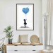 Poster Blue Heart - Banksy-Inspired Balloon Mural 151766 additionalThumb 16