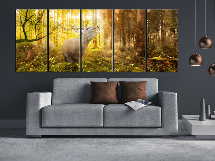 Canvas Art Print Roar in the Forest I 106576 additionalImage 3