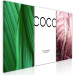 Canvas Print I am Fashion - a plant and yarn and a graphic with the words Coco 117076 additionalThumb 2