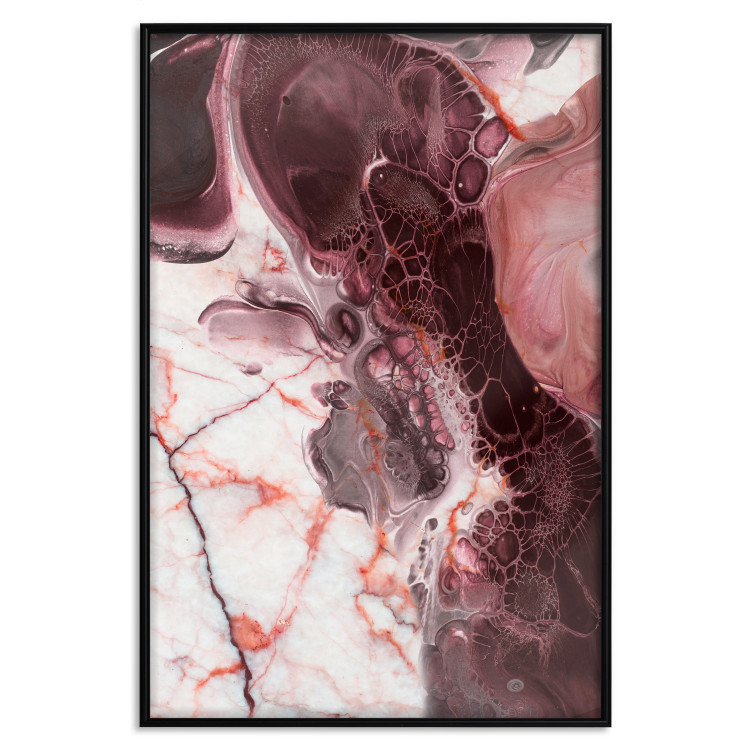 Poster Marble Life - modern abstract composition in shades of pink 118276 additionalImage 24