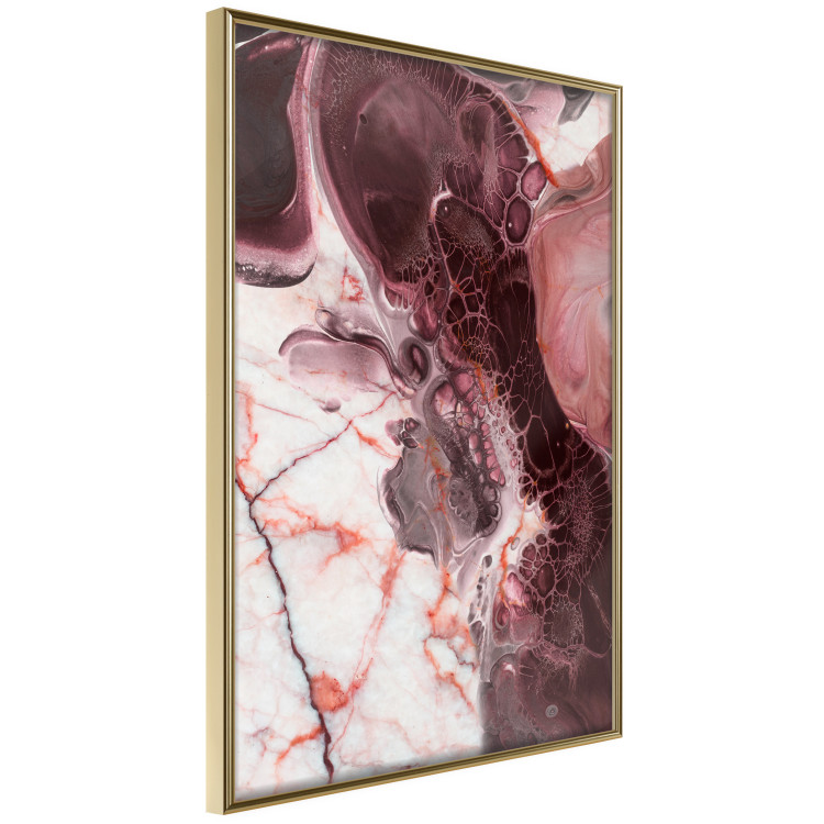 Poster Marble Life - modern abstract composition in shades of pink 118276 additionalImage 4