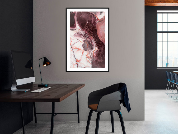 Poster Marble Life - modern abstract composition in shades of pink 118276 additionalImage 10