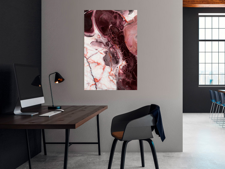 Poster Marble Life - modern abstract composition in shades of pink 118276 additionalImage 17