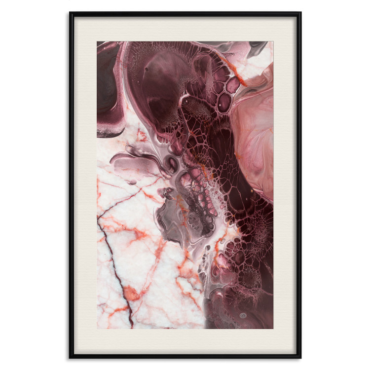 Poster Marble Life - modern abstract composition in shades of pink 118276 additionalImage 18