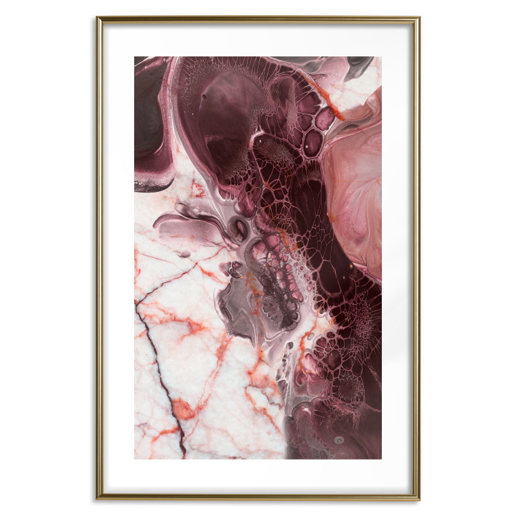 Poster Marble Life - modern abstract composition in shades of pink 118276 additionalImage 16