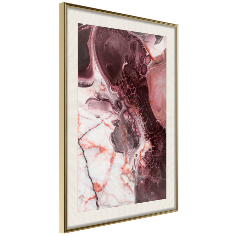 Poster Marble Life - modern abstract composition in shades of pink 118276 additionalImage 14