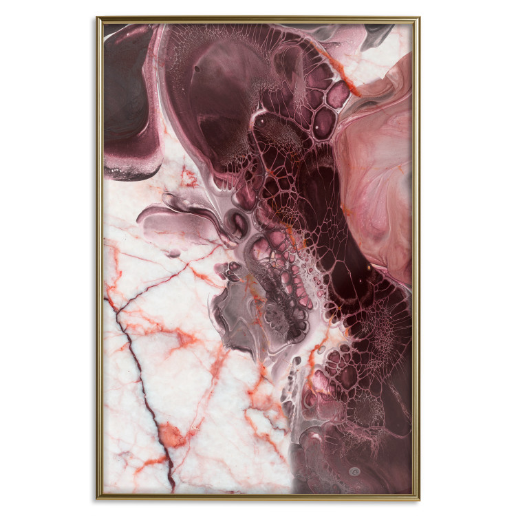 Poster Marble Life - modern abstract composition in shades of pink 118276 additionalImage 20