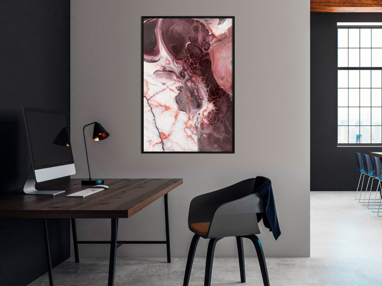 Poster Marble Life - modern abstract composition in shades of pink 118276 additionalImage 8