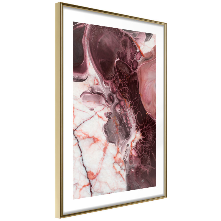 Poster Marble Life - modern abstract composition in shades of pink 118276 additionalImage 12