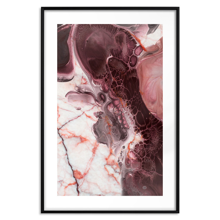Poster Marble Life - modern abstract composition in shades of pink 118276 additionalImage 15
