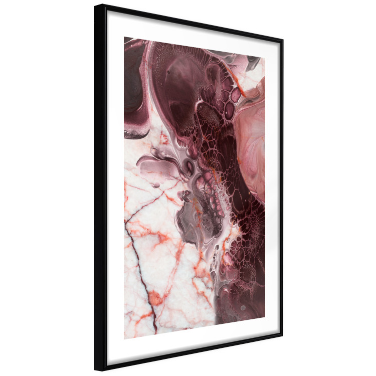Poster Marble Life - modern abstract composition in shades of pink 118276 additionalImage 2