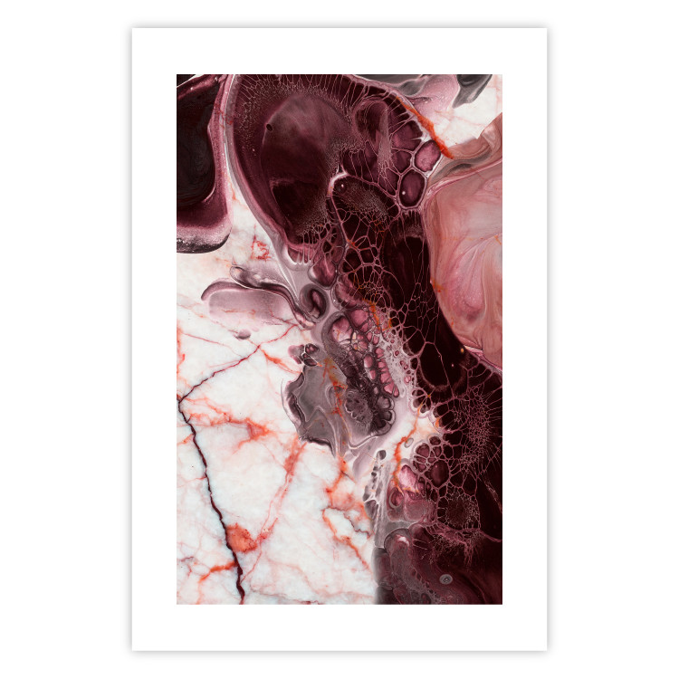 Poster Marble Life - modern abstract composition in shades of pink 118276 additionalImage 19
