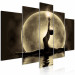Canvas Art Print Lunar power - a ballerina against the background of water and the moon 122776 additionalThumb 2
