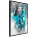 Wall Poster February Morning - gray and blue abstract texture 124476 additionalThumb 11