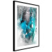 Wall Poster February Morning - gray and blue abstract texture 124476 additionalThumb 14