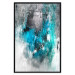 Wall Poster February Morning - gray and blue abstract texture 124476 additionalThumb 19