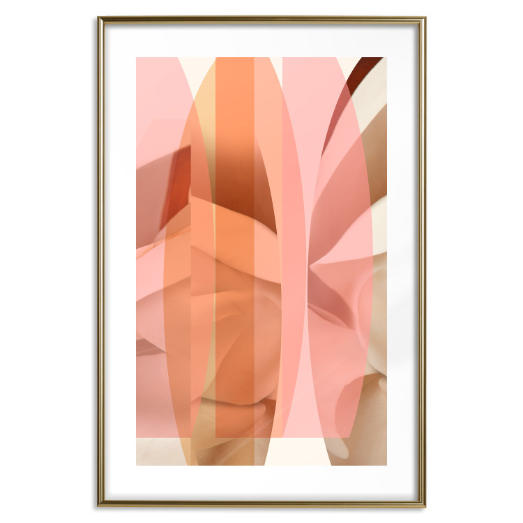 Wall Poster Floral Kaleidoscope - abstract composition of pastel figures 126676 additionalImage 16