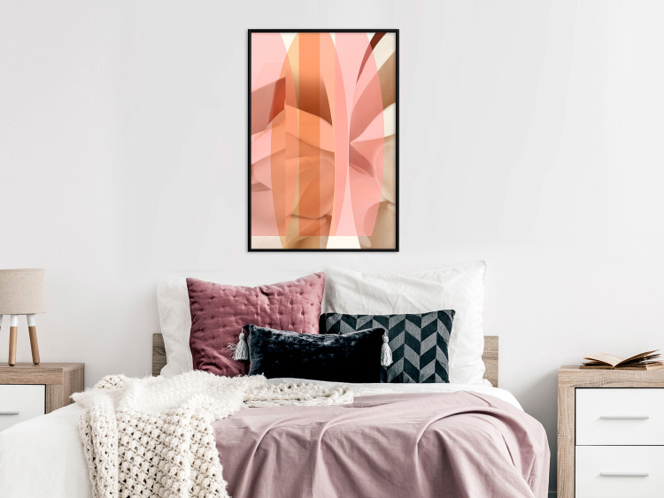 Wall Poster Floral Kaleidoscope - abstract composition of pastel figures 126676 additionalImage 4