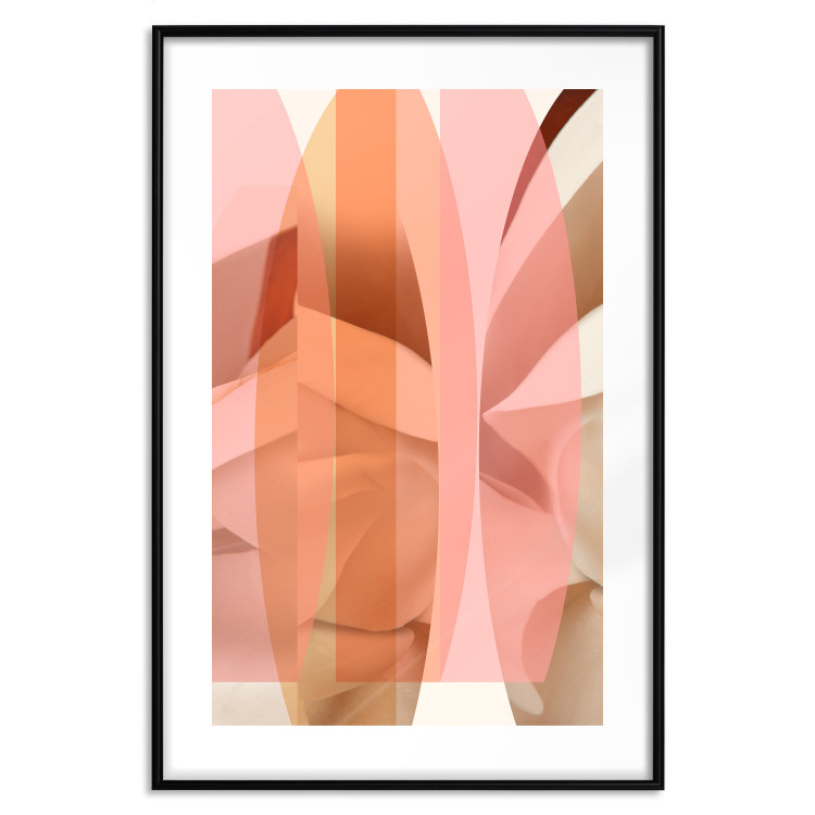 Wall Poster Floral Kaleidoscope - abstract composition of pastel figures 126676 additionalImage 15