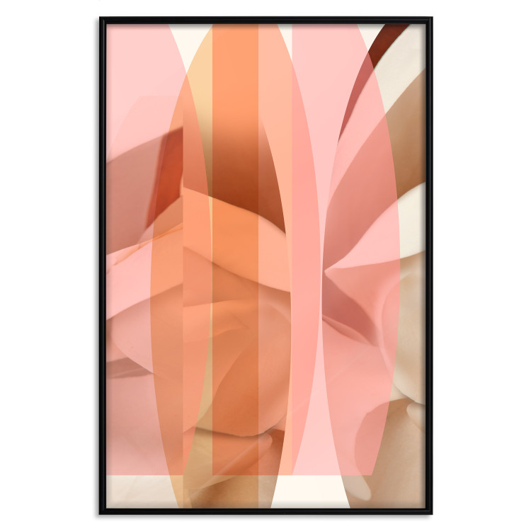 Wall Poster Floral Kaleidoscope - abstract composition of pastel figures 126676 additionalImage 18