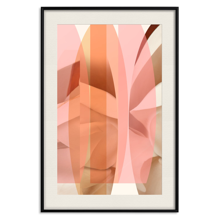 Wall Poster Floral Kaleidoscope - abstract composition of pastel figures 126676 additionalImage 19