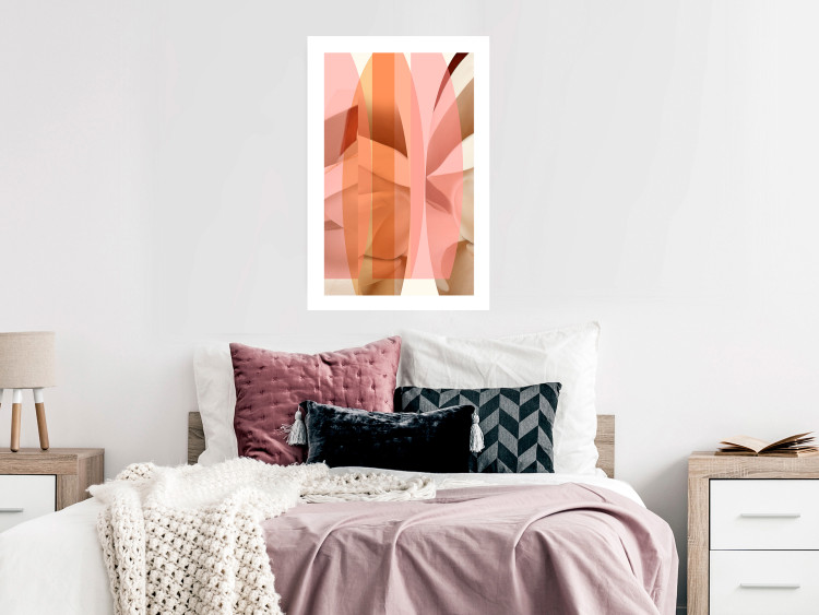Wall Poster Floral Kaleidoscope - abstract composition of pastel figures 126676 additionalImage 3
