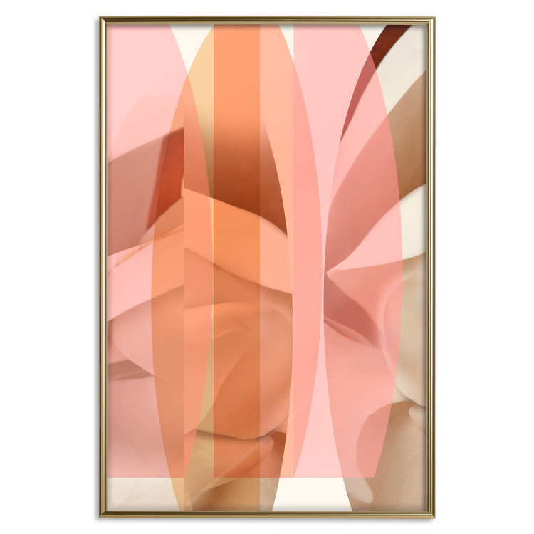 Wall Poster Floral Kaleidoscope - abstract composition of pastel figures 126676 additionalImage 17