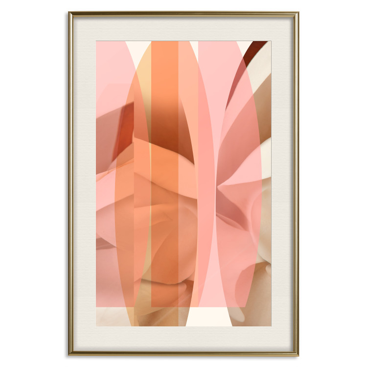 Wall Poster Floral Kaleidoscope - abstract composition of pastel figures 126676 additionalImage 20