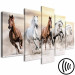 Canvas Print Flock of Horses (5 Parts) Wide 126876 additionalThumb 6